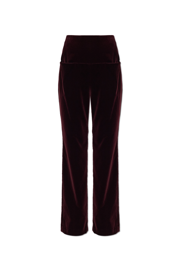 Alaïa Velvet high-waisted trousers