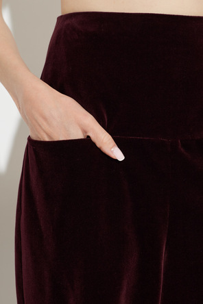 Alaïa Velvet high-waisted trousers