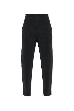 Wool pants with pockets