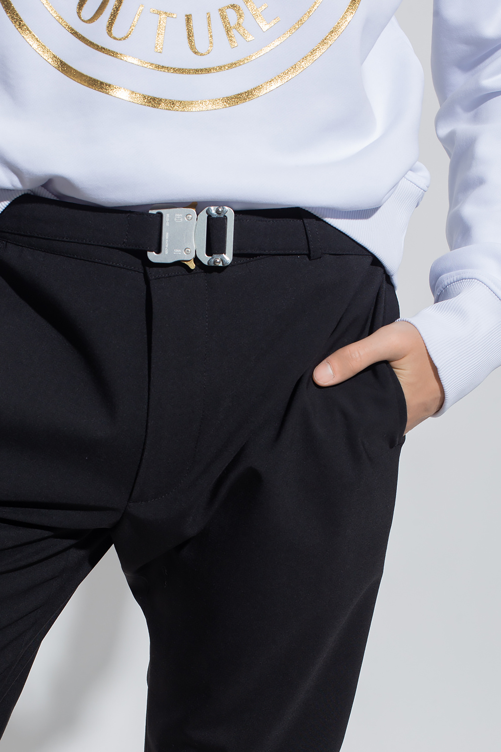 1017 ALYX 9SM trousers gauze with buckle belt