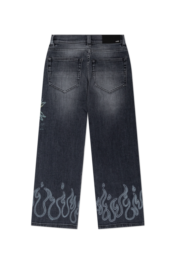 Amiri Kids Jeans with print