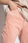 Acne Studios 'Floral Print Fur Detail Dress