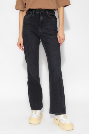 Acne Studios Burton Menswear Originale jeans i smal pasform af bomuld i klar blå