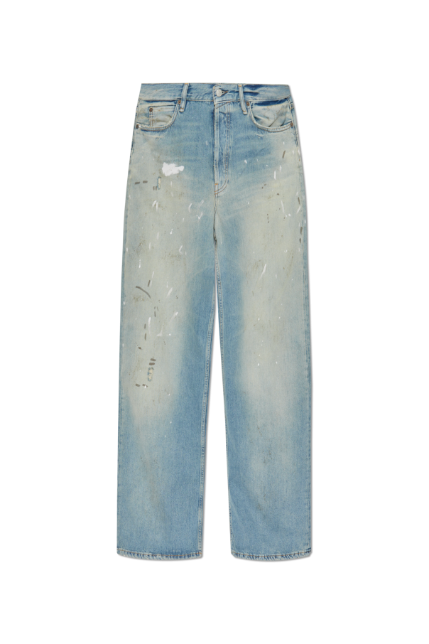 Acne Studios Jeansy z logo