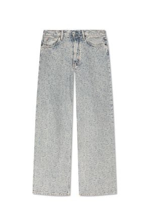Jeans with logo