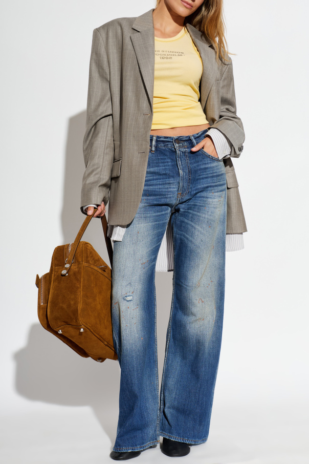 Acne Studios Vaqueros con efecto vintage