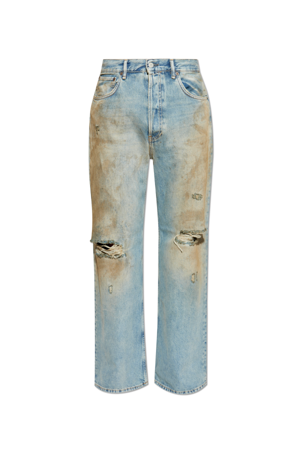 Acne Studios Jeansy z logo