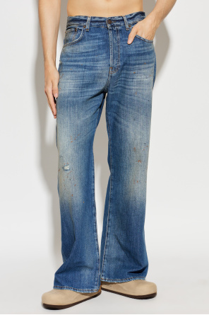 Acne Studios Jeansy z efektem vintage