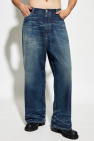 Acne Studios NAVY BLUE Wide-leg jeans