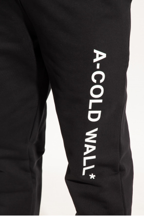 A-COLD-WALL* embroidered mesh-layered shorts