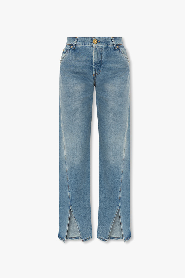Balmain Balmain high-rise straight jeans Weiß