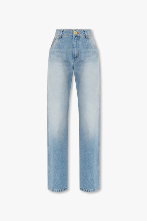 High-rise loose-fitting jeans od Balmain