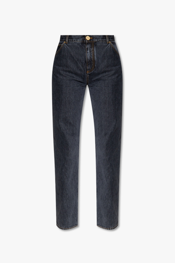 Balmain balmain blue straight-leg jeans