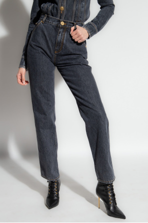 Balmain balmain blue straight-leg jeans