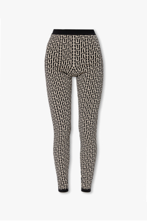 Leggings with monogram od Balmain