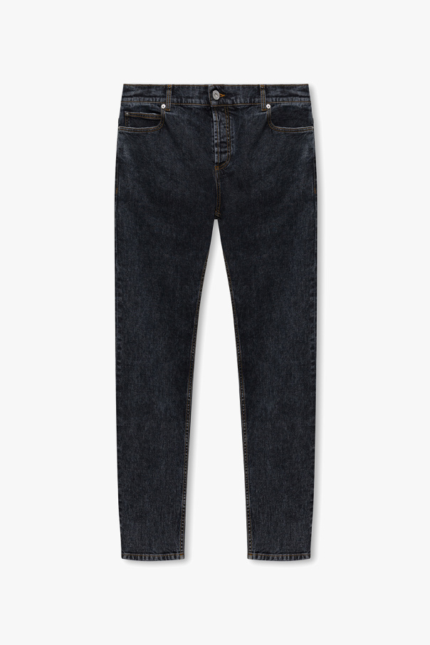 balmain cutaway Slim-fit jeans