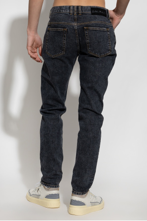 balmain cutaway Slim-fit jeans