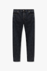 Брендові джинси balmain з оригінальним принтомfw 2020