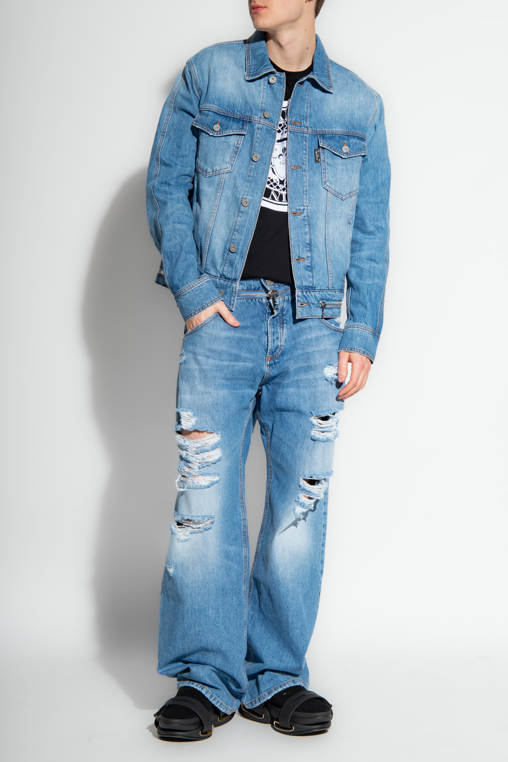 Balmain Jeans with vintage effect