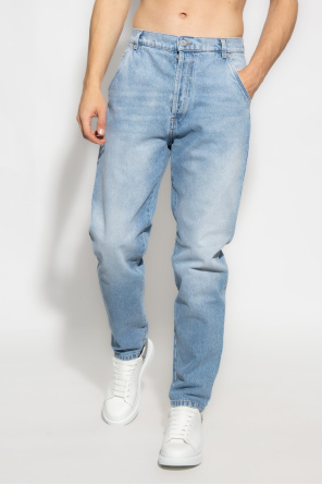 Balmain SWEATPANTS Jeans with logo