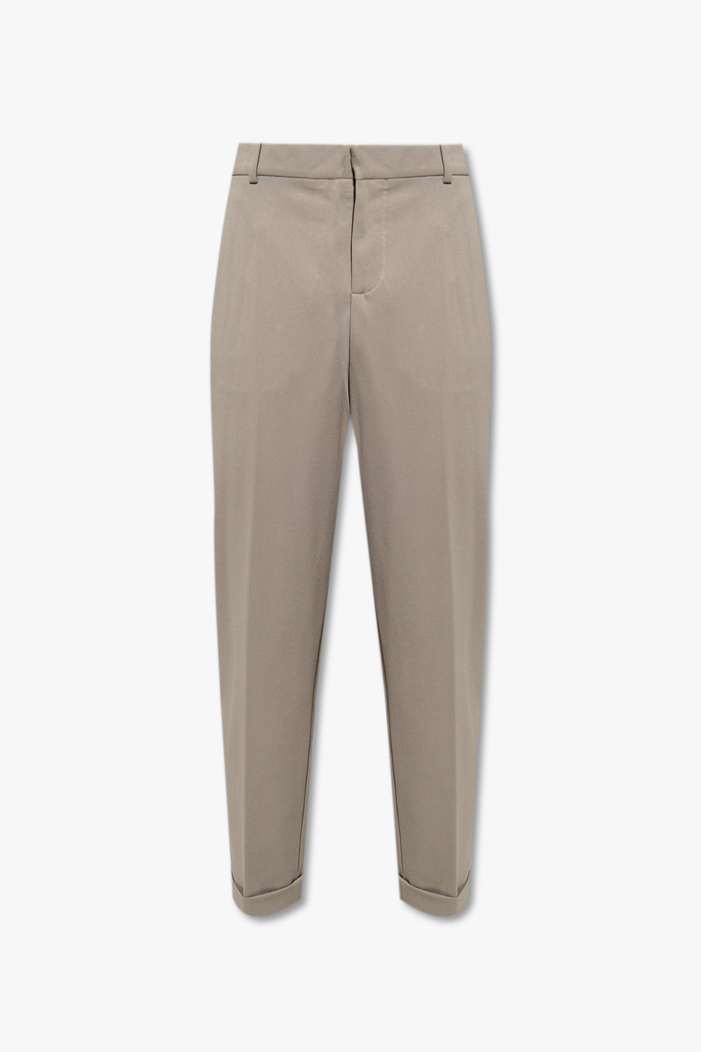 Grey Trousers with turn-ups Balmain - Vitkac GB