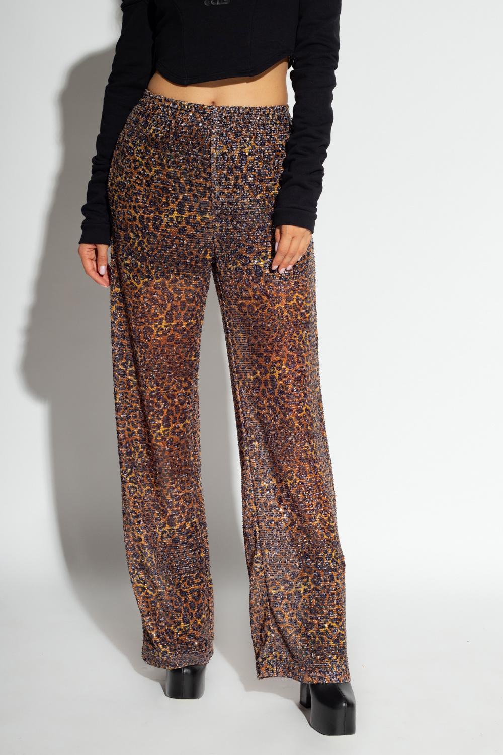 GCDS Trousers with sequins