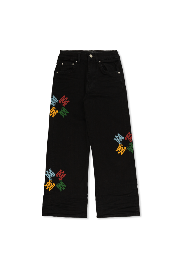 Amiri Kids Jeansy z logo