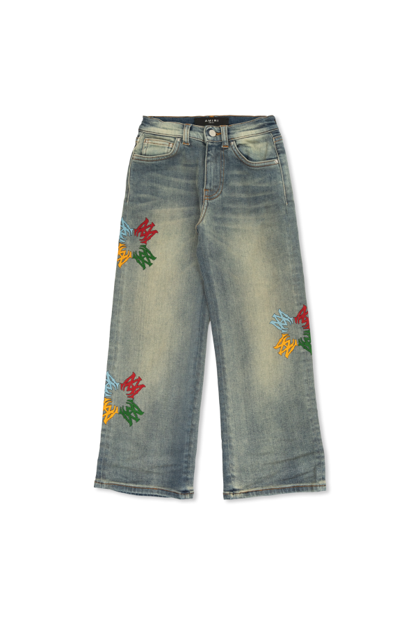 Amiri Kids Jeansy z  logo