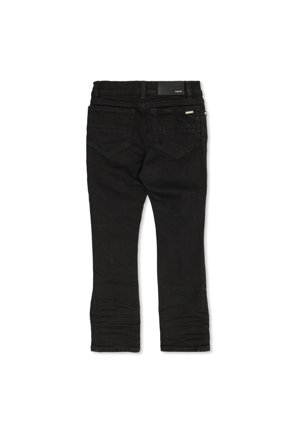 Amiri Kids Jeansy z efektem zniszczenia