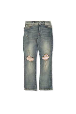 Jeansy z efektem `vintage`