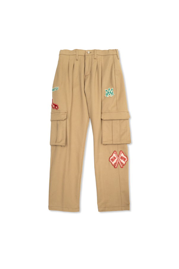 Amiri Kids Pants with patches