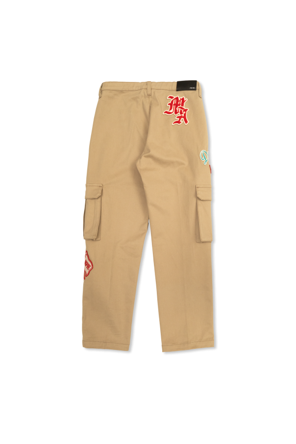 Amiri Kids Pants with patches