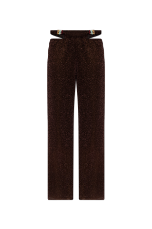 Pantalones con hilo de lúrex