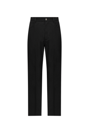 Creased trousers