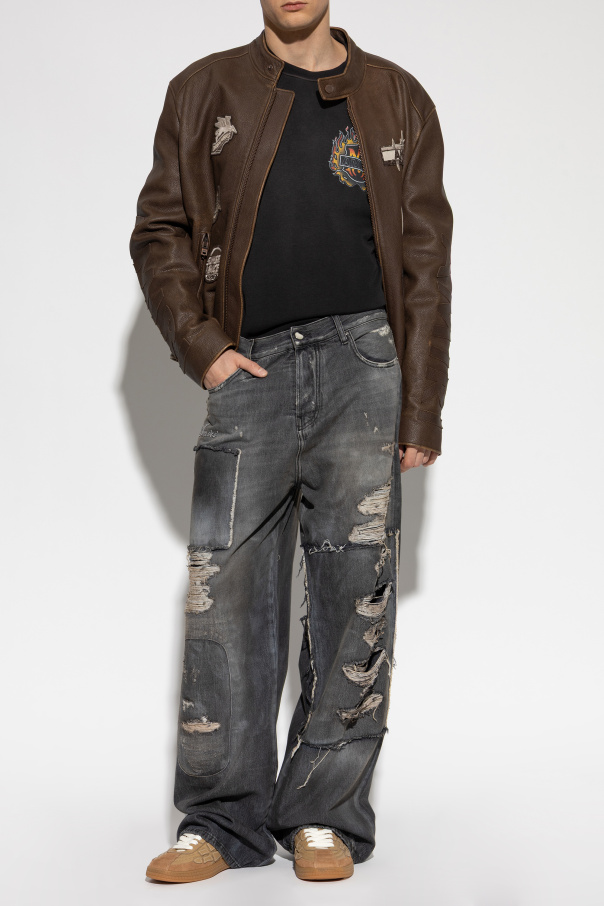 Amiri Jeans mit Logo