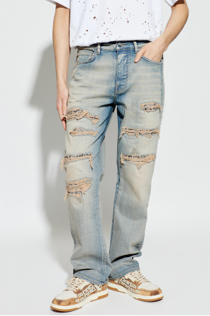 Amiri Jeans with a vintage effect