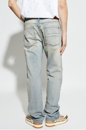 Amiri Jeans with a vintage effect