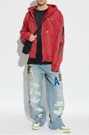 Jeans with patches od Amiri