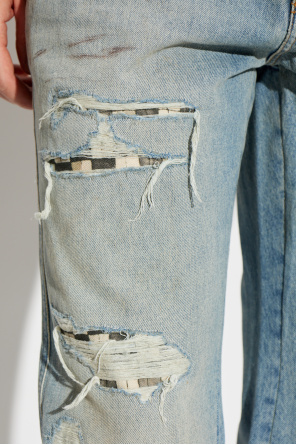 Amiri Jeans with abrasions