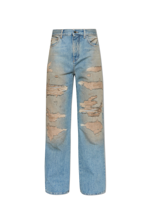 Vaqueros con desgastes