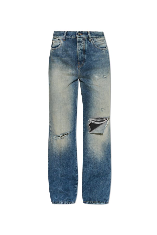 Flared leg jeans od Amiri