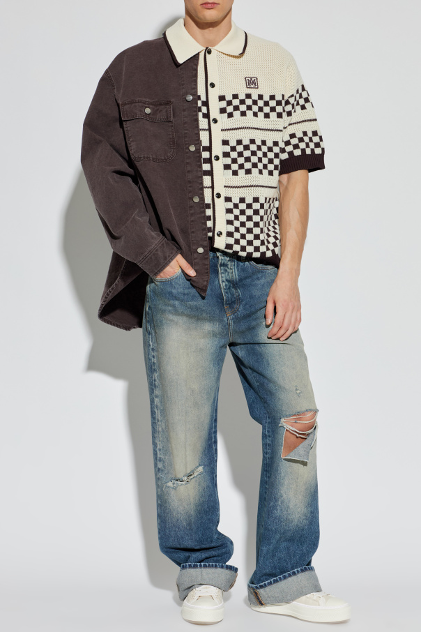 Amiri Jeans con pernera acampanada