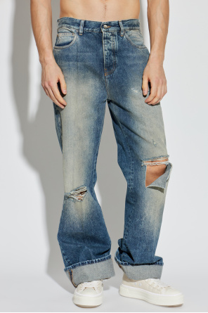 Amiri Jeans con pernera acampanada