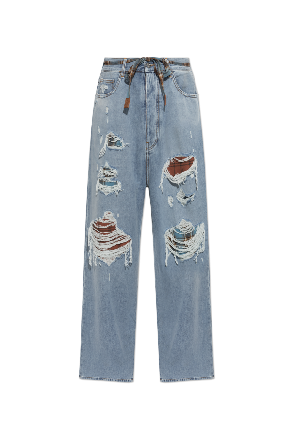 Jeans with belt od Amiri