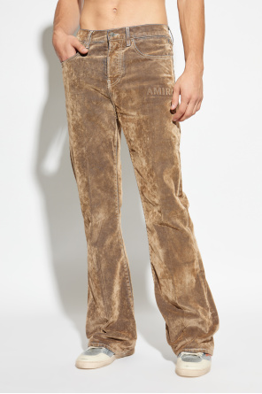 Amiri Jeans with a velvet finish