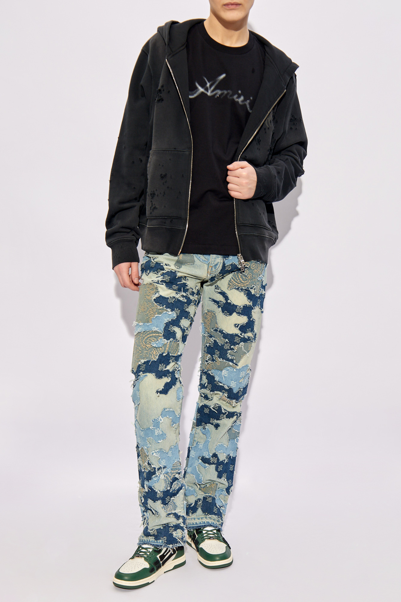 Amiri Raw-trimmed jeans