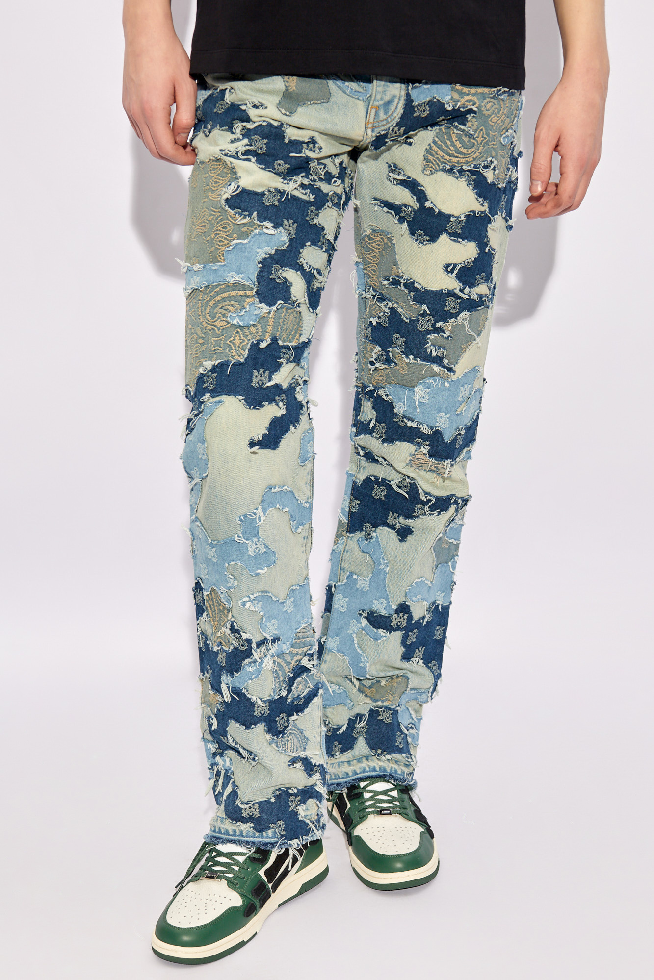 Amiri Raw-trimmed jeans