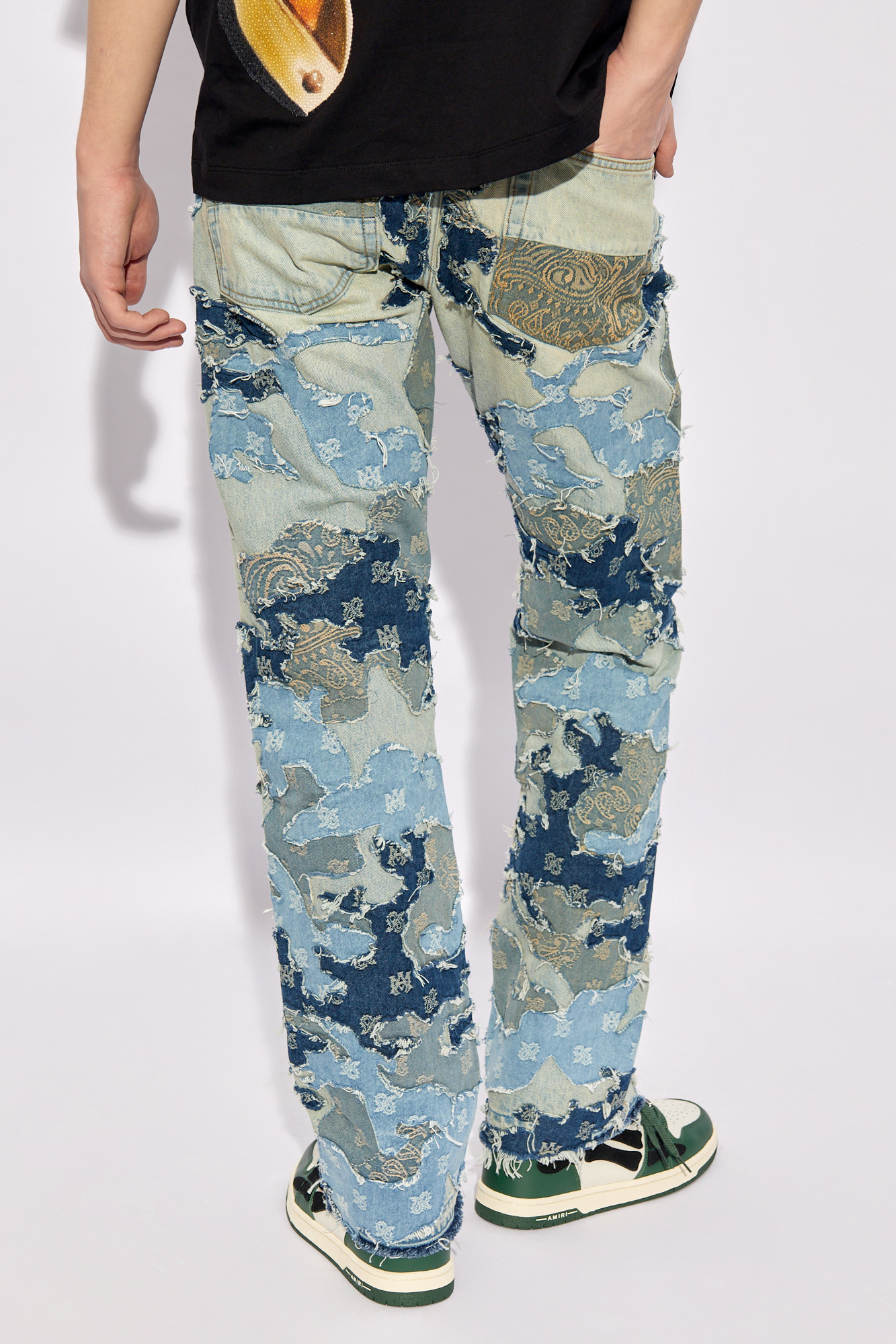 Amiri Raw-trimmed jeans