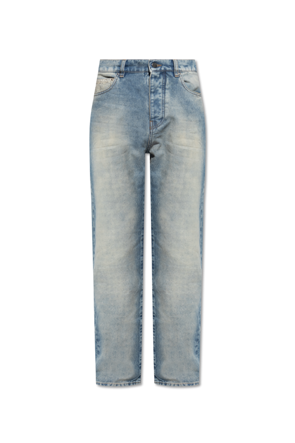 Amiri Jeansy z efektem `vintage`