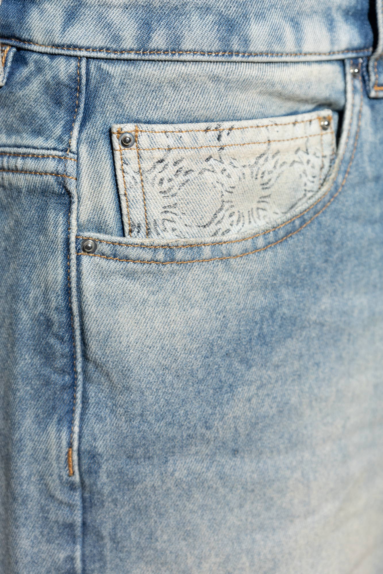 Amiri Jeans with vintage effect